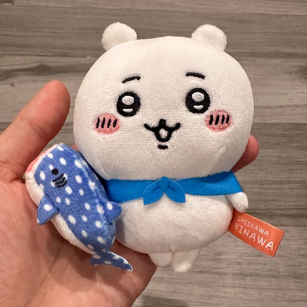 Chiikawa Whale Shark Okinawa Limit Edition Plush Keychain